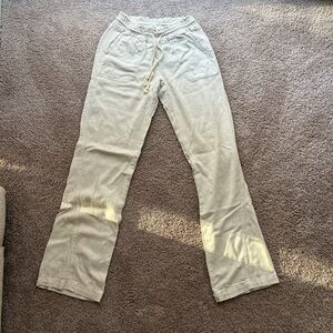 Beige/Cream Straight Leg Pants